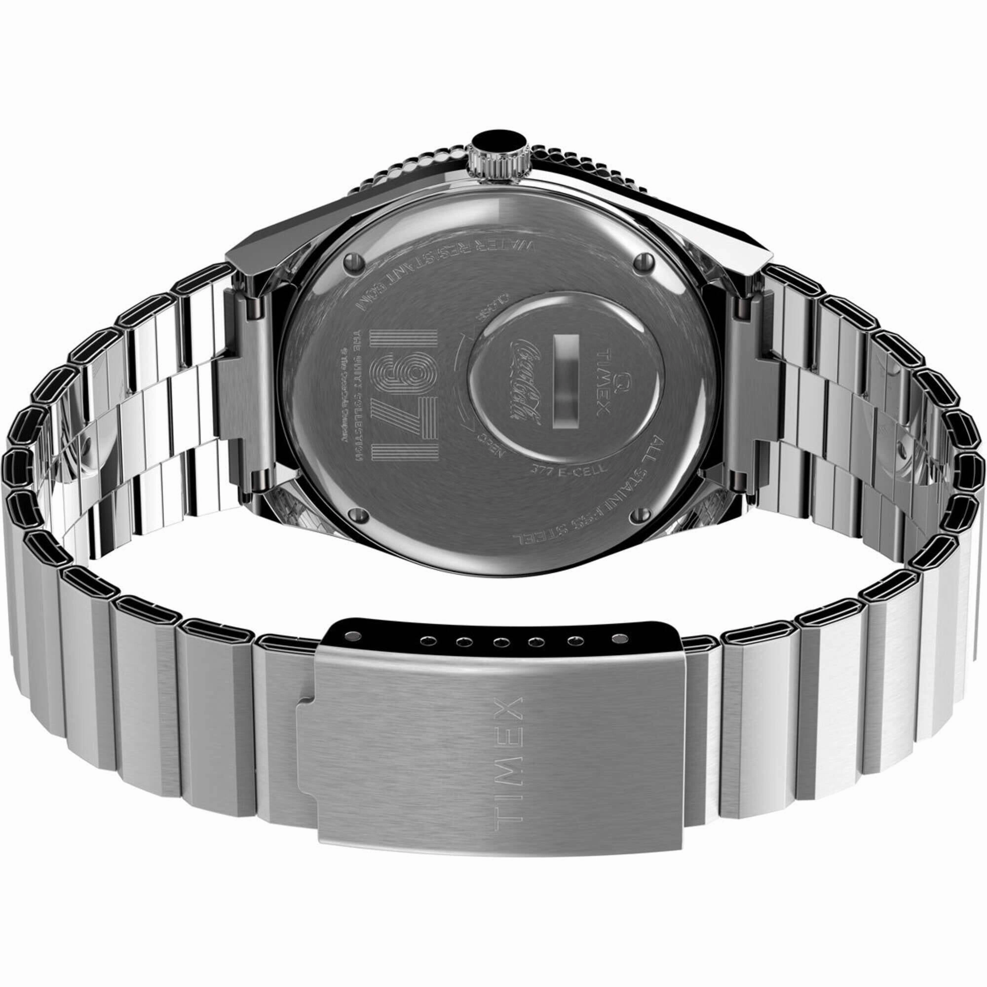 Timex Men's Watch - Q Quartz Cream Dial Stainless Steel Bracelet | TW2V25800