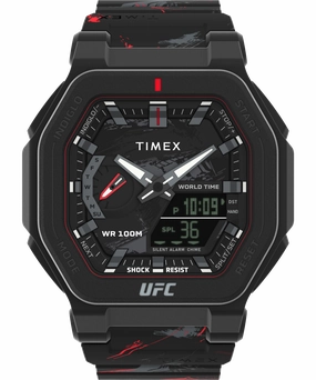 Timex UFC Colossus Fight Week 45mm Resin Strap Watch TW2V85300