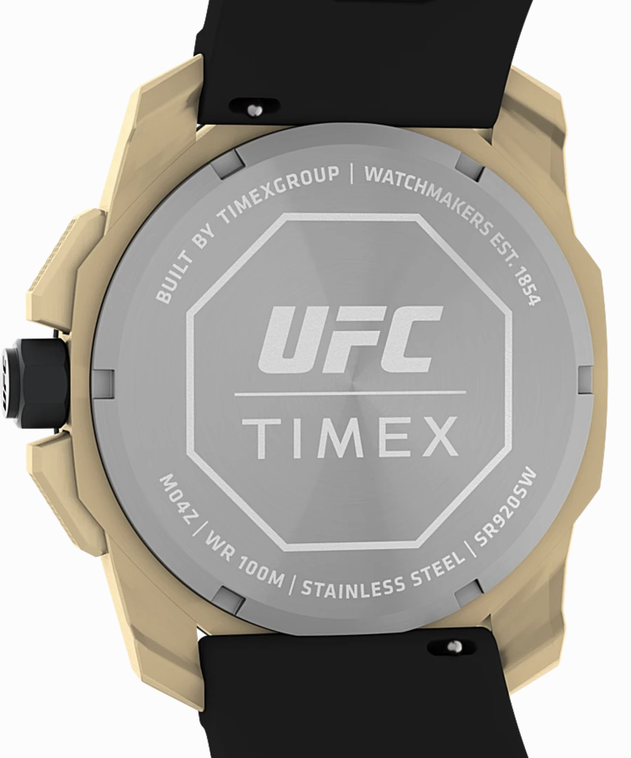 Timex UFC Icon Chronograph 45mm Silicone Strap Watch TW2V58500