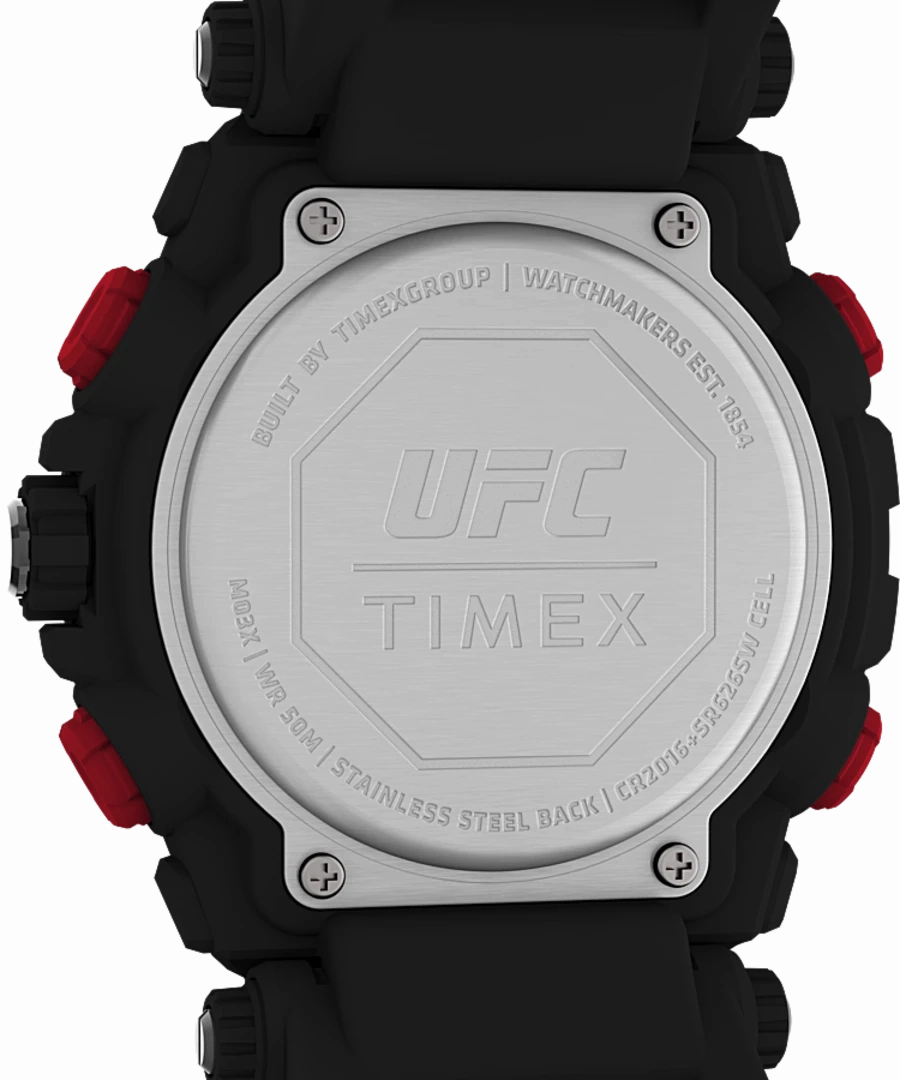 Timex UFC Impact 50mm Resin Strap Watch TW5M52800