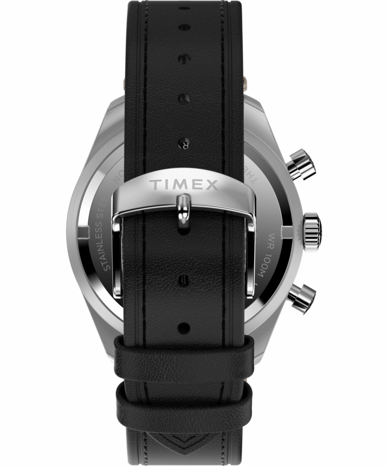 Timex Waterbury Chronograph Leather Strap Watch TW2Y18600
