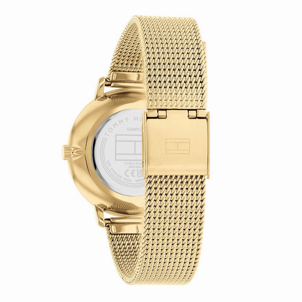 Tommy Hilfiger Gold Plated Green Dial Ladies Watch 1782668
