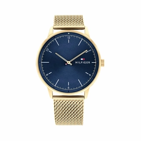 Tommy Hilfiger Mens Gold Plated Watch 1791877