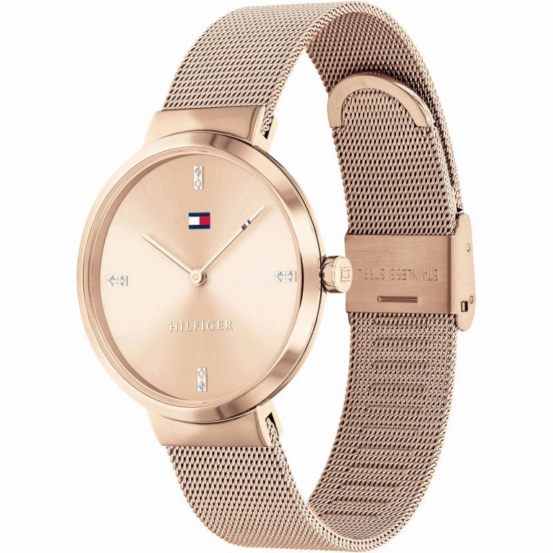 Tommy Hilfiger Rose Gold Plated Ladies Watch 1782218