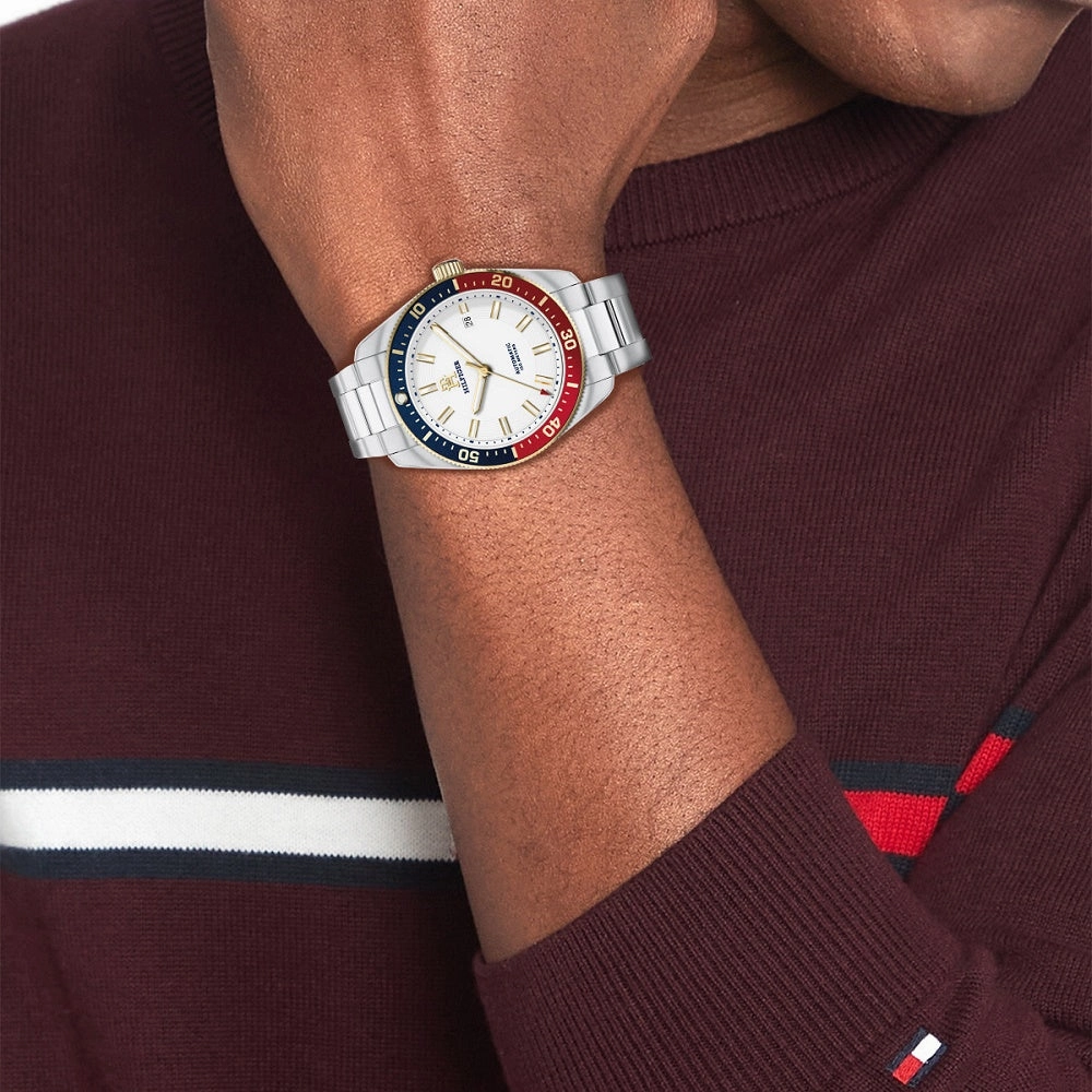 Tommy Hilfiger TH85 Mens Stainless Steel Automatic Watch 1710551