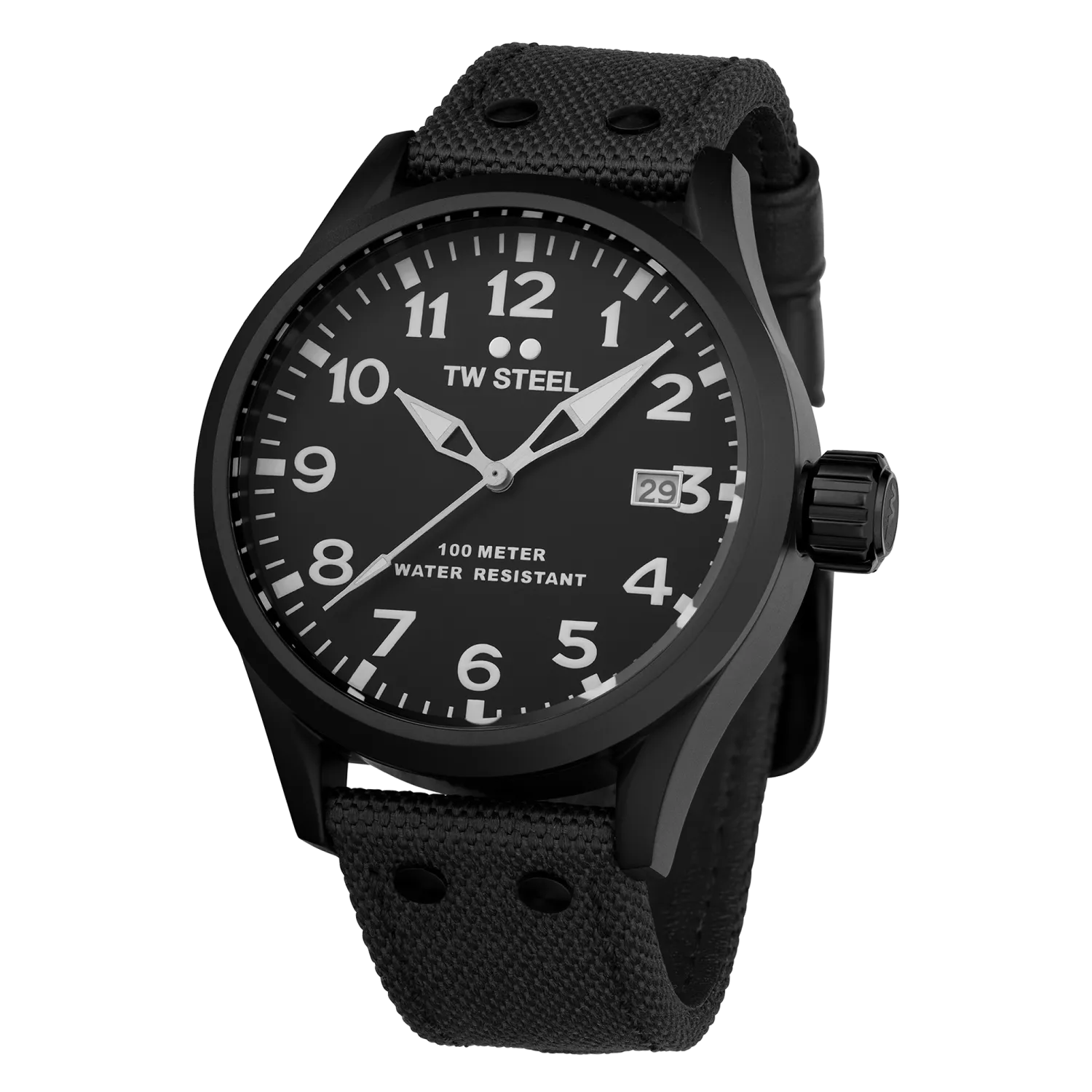 TW Steel Volante 45MM Black Dial Mens Watch VS103