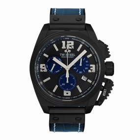 TW Steel Canteen 46MM Chronograph Blue Dial Mens Watch TW1117