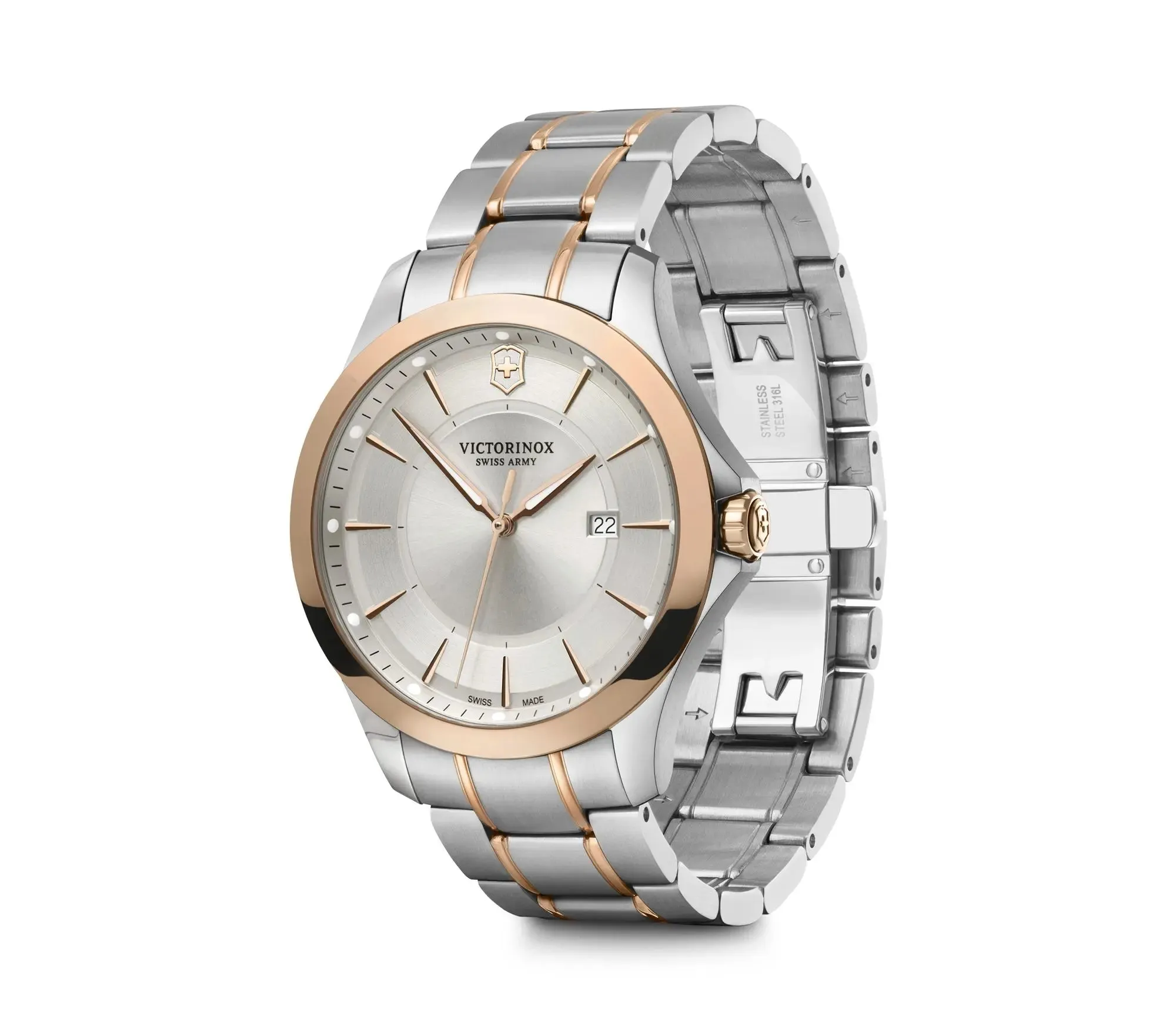 Victorinox Alliance Silver Dial Mens Watch 241912