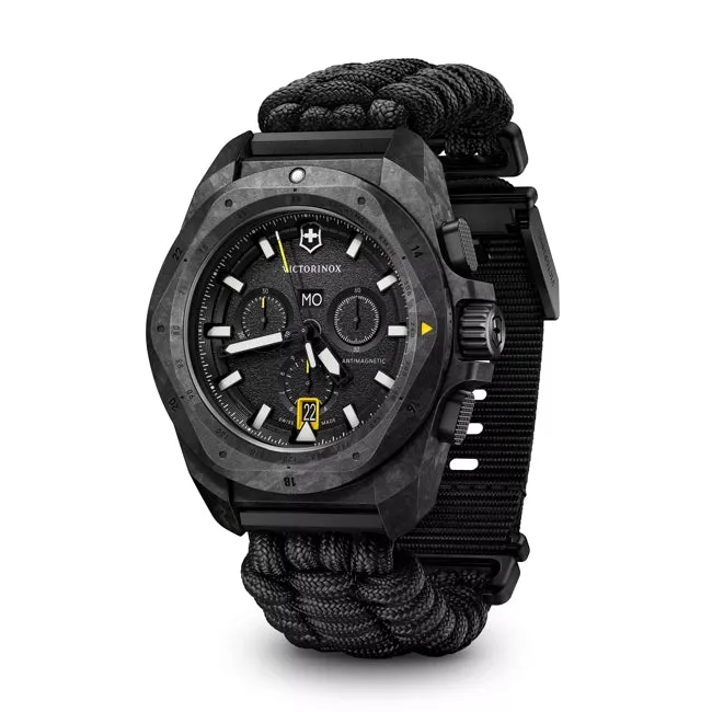 Victorinox Inox 43 Chrono Black Case Dial Watch 241989.1