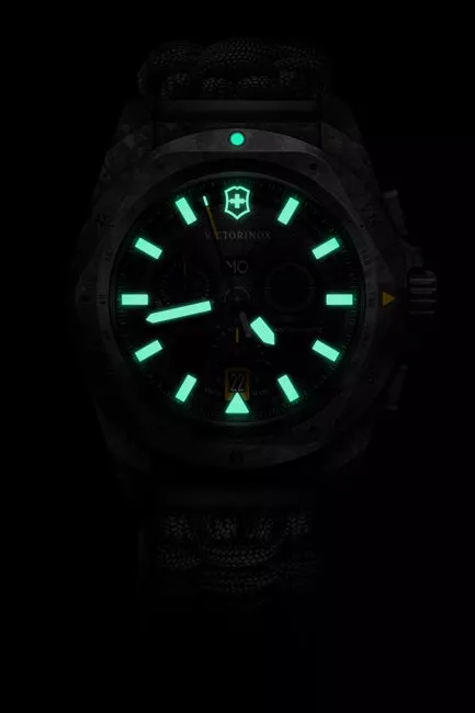 Victorinox Inox 43 Chrono Black Case Dial Watch 241989.1