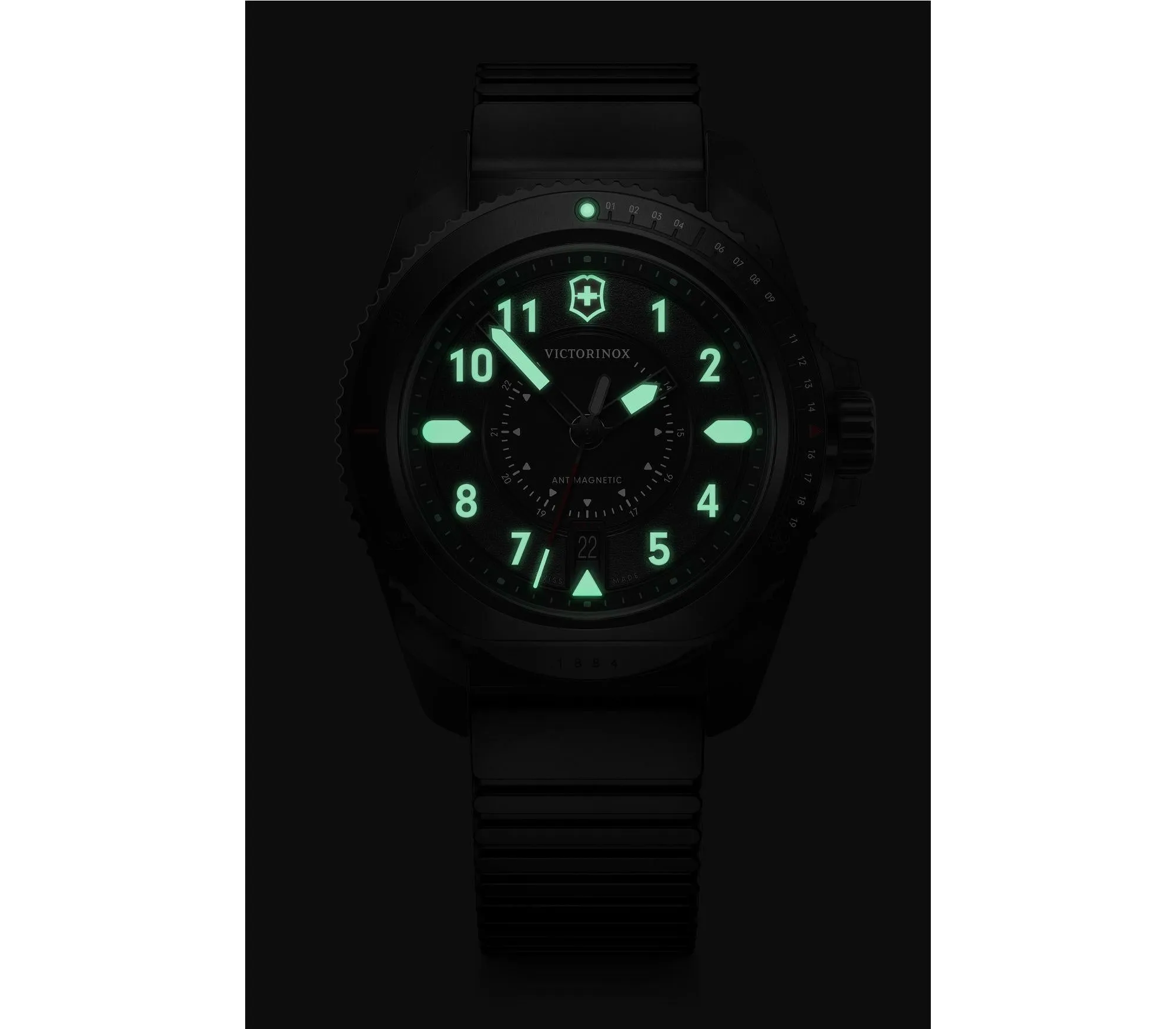 Victorinox Journey 1884 Black Dial Mens Watch 241982