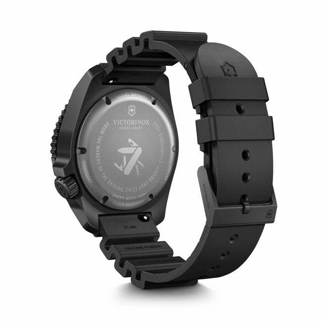 Victorinox Dive Pro Automatic Black Rubber Black Dial Watch 241997