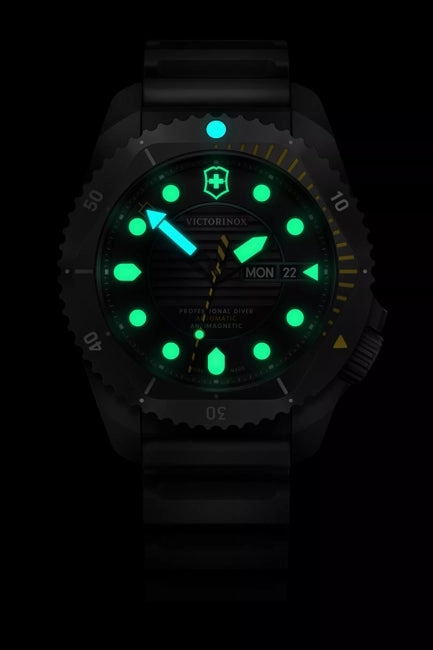 Victorinox Dive Pro Automatic Black Rubber Black Dial Watch 241997