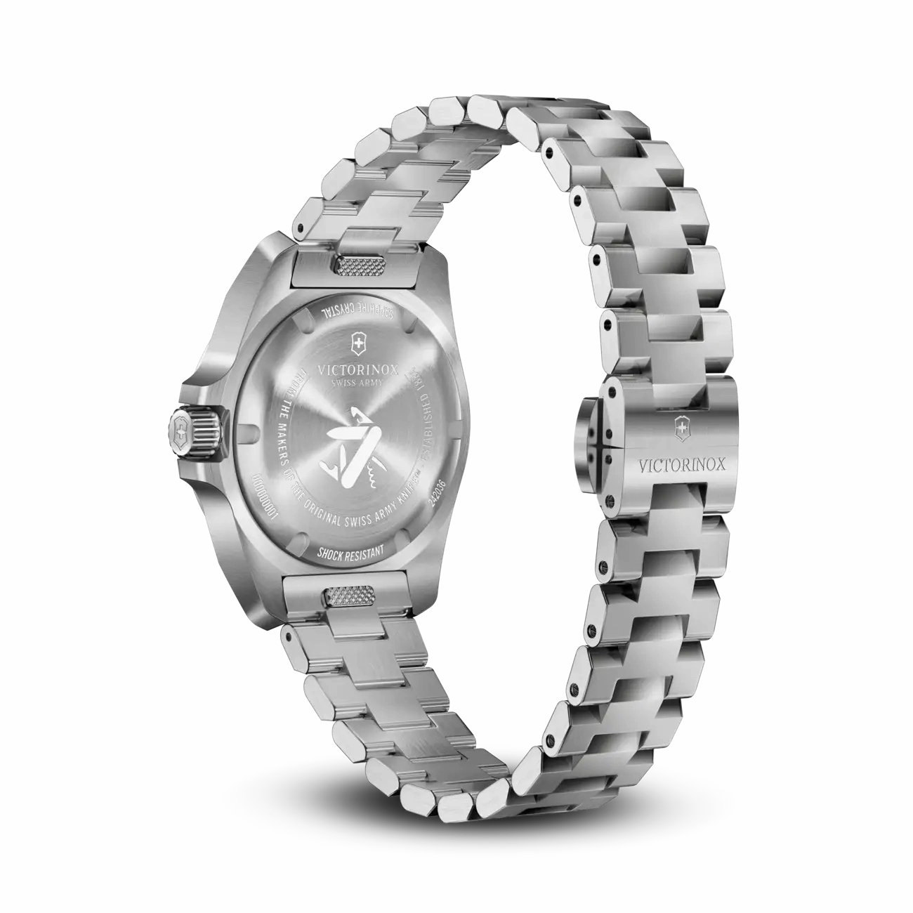 Victorinox I.N.O.X 32mm Stainless Steel Blue Dial Watch 242038