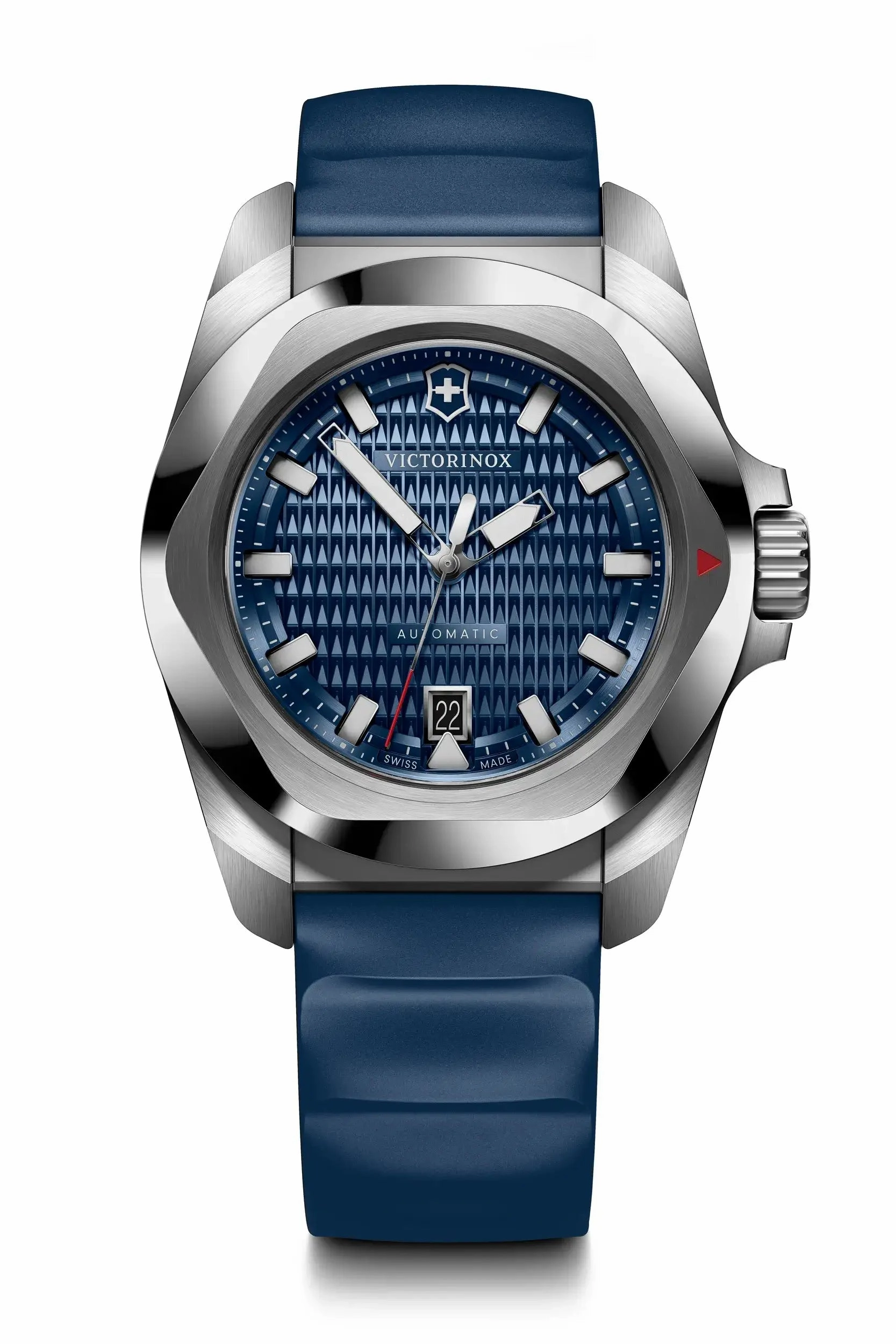 Victorinox I.N.O.X Automatic 41mm Set Bamboo Band Blue Dial Watch 242018.1