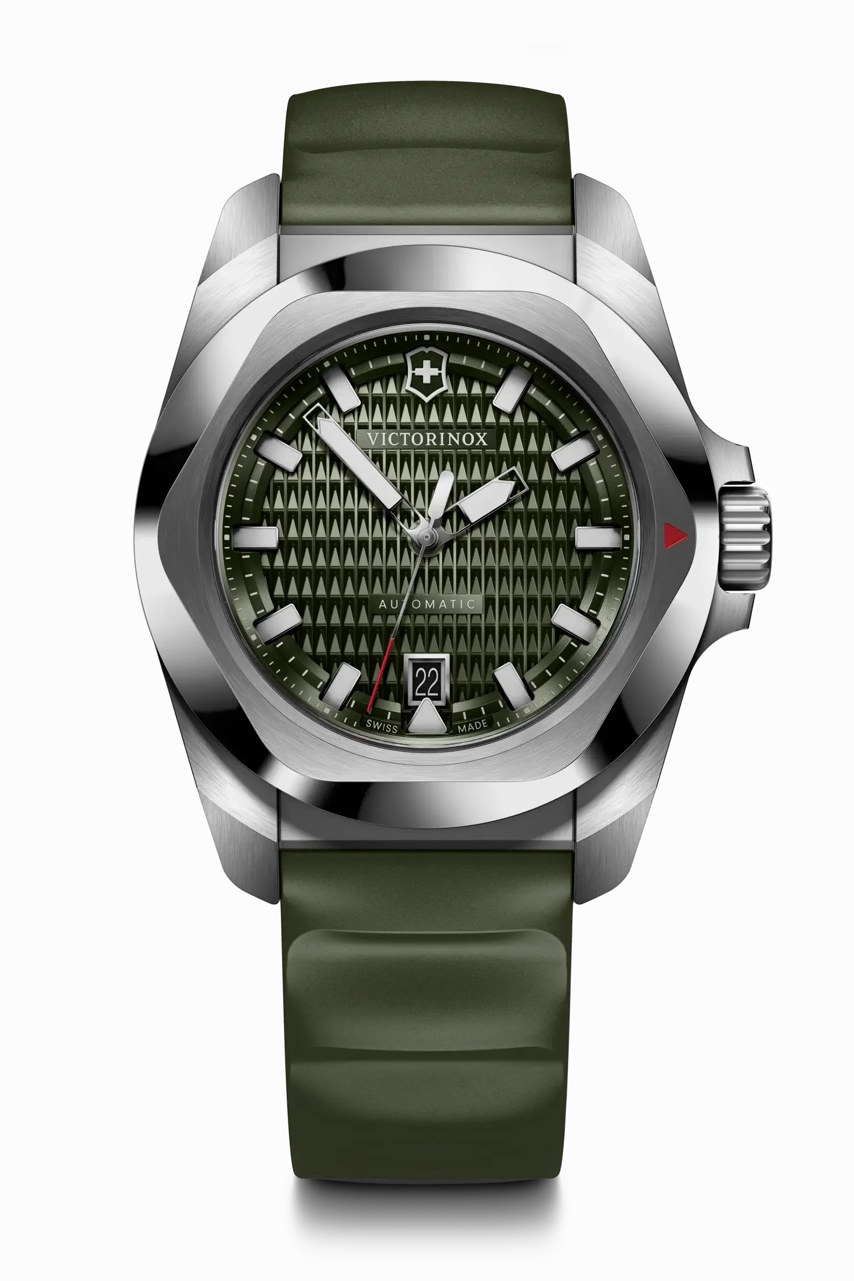 Victorinox I.N.O.X Automatic 41mm Set Green Rubber Green Dial Watch 242017.1