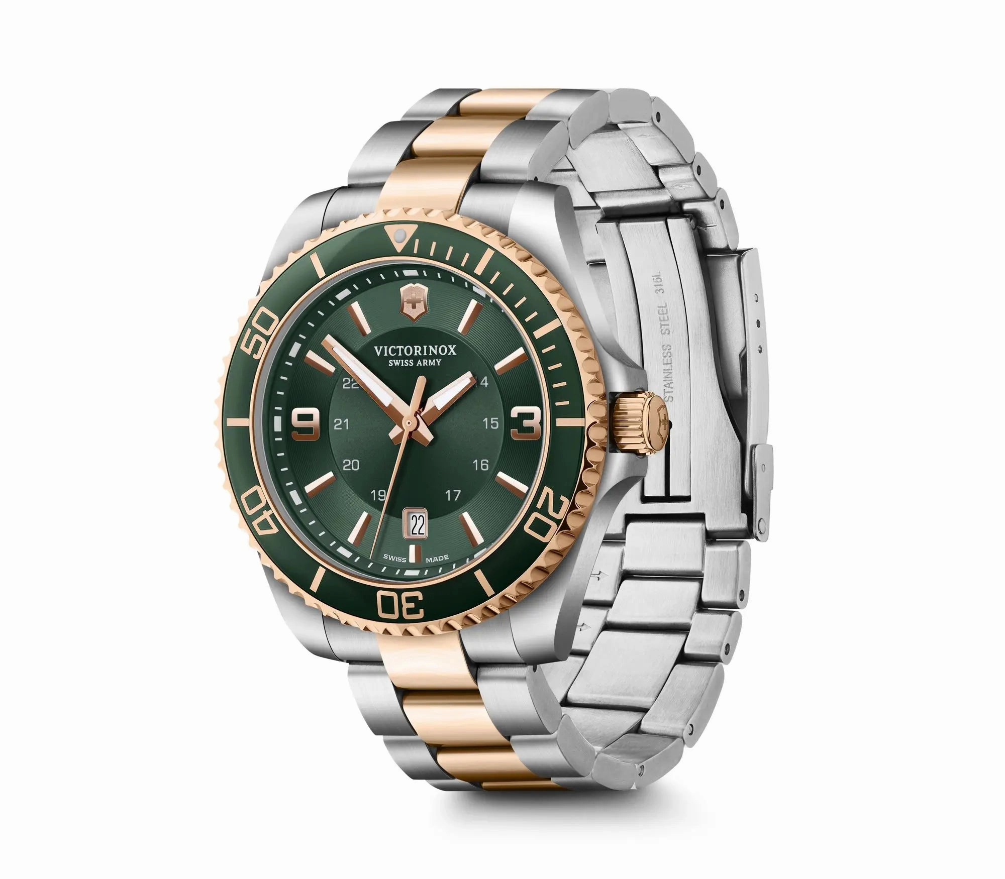 Victorinox Maverick Super-LumiNova Green Dial Mens Watch 242008