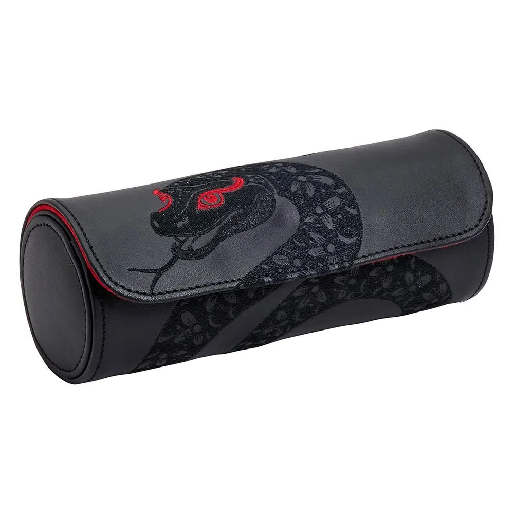 Wolf Year of the Snake Black Triple Watch Roll 493802